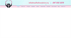 Desktop Screenshot of madibafoundation.org